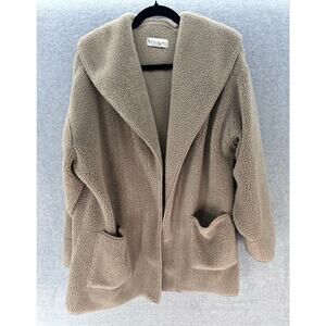 Koolabura by Ugg Women's sz XL Sherpa Style Fleece Cardigan Oversized Cozy Soft